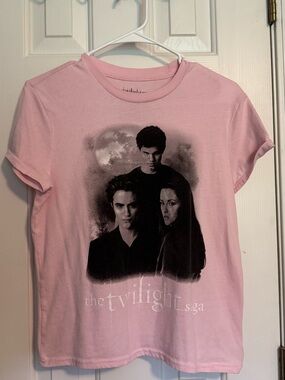 Twilight Saga Pink Graphic Tee